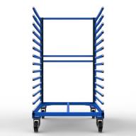 FGL carriar spar trolley one-sided, FGL-FWA-121-14-PA , FGL F�cher- und Etagenwagen, Tragarmwagen , www.lager-und-transporttechnik.info