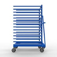 FGL carriar spar trolley one-sided, FGL-FWA-121-14-PA , FGL F�cher- und Etagenwagen, Tragarmwagen , www.lager-und-transporttechnik.info