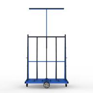 FGL fitting cart , trolley for single glass sheets and window elements, FGL-GKW-149-165 , FGL Monategwagen f�r Einzelgl�ser und Fensterelemente - www.info@lager-und-transporttechnik.info