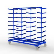 FGL carriar spar trolleydouble-sided, FGL-hw-209-188-ET-Flex, FGL F�cher- und Etagenwagen, Tragarmwagen , www.lager-und-transporttechnik.info