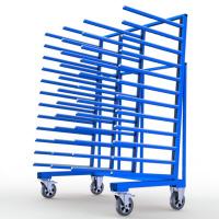 FGL carriar spar trolley one-sided, FGL-HWL-1600 E4 , FGL Fächer- und Etagenwagen, Tragarmwagen , www.lager-und-transporttechnik.info