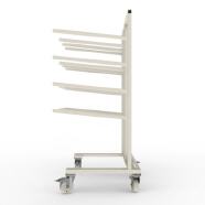 FGL carriar spar trolley one-sided, FGL-HWT-169-94, FGL F�cher- und Etagenwagen, Tragarmwagen , www.lager-und-transporttechnik.info