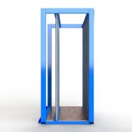 FGL flexible storage system for single glas sheets and all-glass doors  and panels, FGL KFR-2100 Flex,  FGL Glast�renlager, flexibles Lagersytsem f�r Einzelscheiben und Ganzglast�ren,  www.lager-und-transporttechnik.info