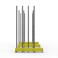 FGL slab rack - FGL heavy duty bundle an universal rack for glass, panels, elemente and metall sheets , FGL-KI-5003-AC , FGL Glas- und Kistenigel als Universal-Lagersystem - www.lager-und-transporttechnik.info