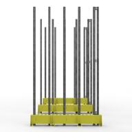 FGL slab rack - FGL heavy duty  bundle an universal rack for glass, panels, elemente and metall sheets , FGL-KI-5003-EC , FGL Glas- und Kistenigel als Universal-Lagersystem - www.lager-und-transporttechnik.info