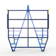 FGL-LGV-5000 , FGL glass forklift - glass fork - Garza para descarga de vidrio - Lèves-palettes pour por verre, FGL Ladegabel für Einzelgläser Kisten und Caps - www.lager-und-transporttechnik.info