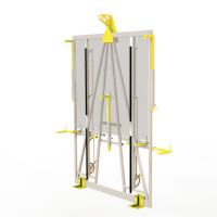 FGL-LGV-5000 Kompakt , FGL glass forklift - glass fork - Garza para descarga de vidrio - L�ves-palettes pour por verre,   FGL Ladegabel f�r Einzelgl�ser Kisten und Caps - www.lager-und-transporttechnik.info