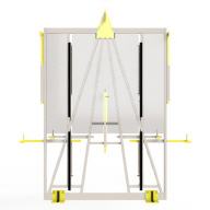 FGL-LGV-5000 Kompakt , FGL glass forklift - glass fork - Garza para descarga de vidrio - L�ves-palettes pour por verre,   FGL Ladegabel f�r Einzelgl�ser Kisten und Caps - www.lager-und-transporttechnik.info