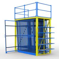 FGL-GTG20-B. FGL sistema lado m�dular de almacenamiento para puertas de cristal (puerta to vidrio), FGL drawer compact storage system for glass and all-glass doors, FGL Schubfach Lagermodul f�r Ganzglast�ren, FGL Syst�me de stockage modulaire pour portes tout-verre,  www.lager-und-transporttechnik.info