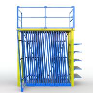 FGL-GTG20-B. FGL sistema lado m�dular de almacenamiento para puertas de cristal (puerta to vidrio), FGL drawer compact storage system for glass and all-glass doors, FGL Schubfach Lagermodul f�r Ganzglast�ren, FGL Syst�me de stockage modulaire pour portes tout-verre,  www.lager-und-transporttechnik.info