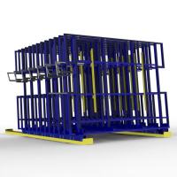 FGL QLG- V-5000 CK-13-180, FGL side shift drawer compact glass storage systeme, FGL Clasificadores para vidrio autom�tico y manual, FGL Querlager Verschiebelager f�r Einzelgl�ser , Kisten und Caps, www.lager-und-transporttechnik.info