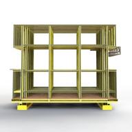 FGL QLG- V-5000 E-150, FGL side shift drawer compact glass storage systeme, FGL Clasificadores para vidrio autom�tico y manual, FGL Querlager Verschiebelager f�r Einzelgl�ser , Kisten und Caps, www.lager-und-transporttechnik.info