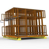 FGL QLG- V-5000 E-150, FGL side shift drawer compact glass storage systeme, FGL Clasificadores para vidrio autom�tico y manual, FGL Querlager Verschiebelager f�r Einzelgl�ser , Kisten und Caps, www.lager-und-transporttechnik.info