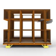 FGL QLG- V-5000 E-150, FGL side shift drawer compact glass storage systeme, FGL Clasificadores para vidrio autom�tico y manual, FGL Querlager Verschiebelager f�r Einzelgl�ser , Kisten und Caps, www.lager-und-transporttechnik.info