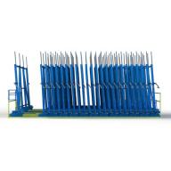 FGL QLG- V-6000 E160, FGL side shift drawer compact glass storage systeme, FGL Clasificadores para vidrio autom�tico y manual, FGL Querlager Verschiebelager f�r Einzelgl�ser , Kisten und Caps, www.lager-und-transporttechnik.info