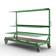 FGL-RW-15N, Chariot double pour le transport et le stockage de cadre et  profil�s verticaux, carro doble para transporte y almacenamiento de los marcos y perfiles verticales, FGL F�cherwagen f�r Rahmenprofile, Rahmenwagen, www.lager-und-transporttechnik.info