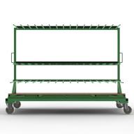 FGL-RW-15N, Chariot double pour le transport et le stockage de cadre et  profil�s verticaux, carro doble para transporte y almacenamiento de los marcos y perfiles verticales, FGL F�cherwagen f�r Rahmenprofile, Rahmenwagen, www.lager-und-transporttechnik.info