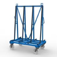 FGL- RWA-128-4, Chariot � verre, chariots porte-vitres ou porte-verres pour le transport s�curise de vitres, FGL carro de vidrio y ventanas o placas, FGL Glass and window trolley - glass transport cart,  FGL Rollwagen - Transportwagen f�r Glas , Febster und Plattenwaren , www.lager-und-transporttechnik.info