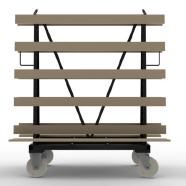 FGL- RWA-168-145 H, Chariot � verre, chariots porte-vitres ou porte-verres pour le transport s�curise de vitres, FGL carro de vidrio y ventanas o placas, FGL Glass and window trolley - glass transport cart,  FGL Rollwagen - Transportwagen f�r Glas , Febster und Plattenwaren , www.lager-und-transporttechnik.info