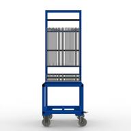 FGL-SBW-2510-H , FGL chariot porte penneaux et verre, carro para el transporte y el almacenaje de vidrios y paneles en las l�neas de ensamblaje, FGL Scheibensortierwagen, FGL Isolierglaswagen , FGL glass sorted trolley,  www.lager-und-transporttechnik.info