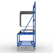 FGL-SBW-5010-H , FGL chariot porte penneaux et verre, carro para el transporte y el almacenaje de vidrios y paneles en las l�neas de ensamblaje, FGL Scheibensortierwagen, FGL Isolierglaswagen ,  FGL glass sorted trolley, www.lager-und-transporttechnik.info