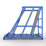 FGL-SG-50-10-D , FGL glass harp rack - glass storage system - glass classification system - FGL  Chevalet dispositif pour trier (et stockage) des panneaux de verre - estanter�a, dispositivo para clasificar paneles de vidrio - FGL Scheibensortiergestell,  Scheibenlagergestel Lagergestell f�r Ganzglast�ren - www.lager-und-transporttechnik.info