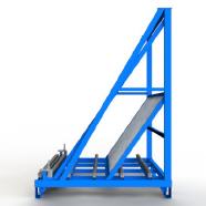 FGL-SG-20-55 , FGL glass harp rack - glass storage system - glass classification system - FGL  Chevalet dispositif pour trier (et stockage) des panneaux de verre - estanter�a, dispositivo para clasificar paneles de vidrio - FGL Scheibensortiergestell,  Scheibenlagergestel Lagergestell f�r Ganzglast�ren - www.lager-und-transporttechnik.info