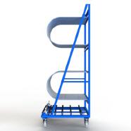 FGL-SWB-40-10 , FGL glass harp rack - glass storage system - glass classification system - FGL Chevalet dispositif pour trier (et stockage) des panneaux de verre - estantería, dispositivo para clasificar paneles de vidrio - FGL Scheibensortiergestell, Lagerwagen für Ganzglastüren - www.lager-und-transporttechnik.info