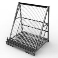 FGL-SG-20-55 , FGL glass harp rack - glass storage system - glass classification system - FGL  Chevalet dispositif pour trier (et stockage) des panneaux de verre - estanter�a, dispositivo para clasificar paneles de vidrio - FGL Scheibensortiergestell,  Scheibenlagergestell Lagergestell f�r Ganzglast�ren - www.lager-und-transporttechnik.info