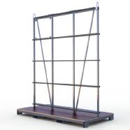 FGL-T-2400-N , FGL T-Rack ,  FGL transportrack for facades and elements - FGL Chevalet pour les �l�ments de fa�ades, Caballete para elementos de fachada - bastidor para elementos de fachada, FGL Transportgestelle f�r Fenster, Fassaden und Elemente , FGL T-Gestell - www.lager-und-transporttechnik.info