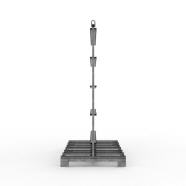 FGL-T-2412-245-7 NQ , FGL T-Rack , FGL transportrack for facades and elements - FGL Chevalet pour les éléments de façades, Caballete para elementos de fachada - bastidor para elementos de fachada, FGL Transportgestelle für Fenster, Fassaden und Elemente , FGL T-Gestell - www.lager-und-transporttechnik.info