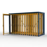 FGL-TAS-250-15, FGL display system for doors - FGL sistema de exposiciones para puertas - FGL syst�me d'expositions pour les portes - FGL Ausstellungmodul f�r T�ren , FGL Compact System f�r T�ren - www.lager-und-transporttechnik.info