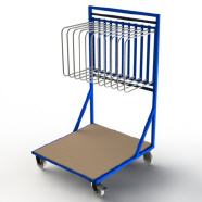 FGL-TW-10-B,  FGL transportwagen f�r T�ren und Fensterelemente , FGL trolley for Doors and windows , FGLchariot pour des portes - FGL  carro de almacenamiento para puertas, www.lager-und-transporttechnik.info