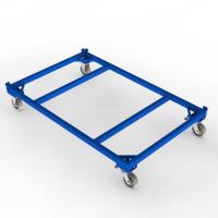 FGL-UW-1812-N, FGL undercarriage for glass and window transport rack, FGL chariot sup�rieur pour les Chevalet de stockage, tren de aterrizaje para los estanteria de transporte y almacenamiento,FGL  dollie, FGL Unterwagen f�r Glastransportgestelle und Fenstertransportgestelle, www.lager-und-Transporttechnik.info