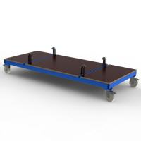 FGL-UW-2512-H, FGL undercarriage for glass and window transport rack, FGL chariot sup�rieur pour les Chevalet de stockage, tren de aterrizaje para los estanteria de transporte y almacenamiento,FGL  dollie, FGL Unterwagen f�r Glastransportgestelle und Fenstertransportgestelle, www.lager-und-Transporttechnik.info