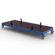 FGL-UW-2512-H, FGL undercarriage for glass and window transport rack, FGL chariot sup�rieur pour les Chevalet de stockage, tren de aterrizaje para los estanteria de transporte y almacenamiento,FGL  dollie, FGL Unterwagen f�r Glastransportgestelle und Fenstertransportgestelle, www.lager-und-Transporttechnik.info