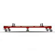 FGL-UW-2512-H, FGL undercarriage for glass and window transport rack, FGL chariot supérieur pour les Chevalet de stockage, tren de aterrizaje para los estanteria de transporte y almacenamiento,FGL dollie, FGL Unterwagen für Glastransportgestelle und Fenstertransportgestelle, www.lager-und-Transporttechnik.info