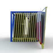 FGL Schubfachlager zur vertikalen Lagerung von Blechen und Kunststofftafeln - FGL Vertical drawer storage system for metal and plastic sheets - www.lager-und-transporttechnik.info