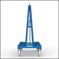 FGL Glass and window transport trolley - FGL transport trolley - FGL Glastransportwagen - Rollwagen FGL-RWA-128-144-N - www.lager-und-transporttechnik.info