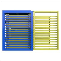 FGL Kopmpakt-Tafellager f�r Bleche - Schubfachlager f�r Kunststoff und Blechtafeln - FGL Compakt drawer storage for plastic and  metal sheets - www.lager-und-transporttechnik.info
