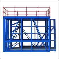 FGL glass storage drawers , glass compact storage systems - FGL V6000-E70-14 - FGL Schubfachlager Modul f�r ganze Bandma�e mit Lagerb�hne - www.lager-und-transporttechnik.info