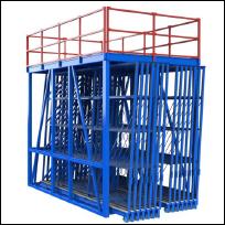 FGL glass storage drawers , glass compact storage systems - FGL V6000-E70-14 - FGL Schubfachlager Modul f�r ganze Bandma�e mit Lagerb�hne - www.lager-und-transporttechnik.info