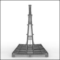 FGL glass and window transport rack for Trailer and Trucks - FGL AE418-245-11-NQ5 - FGL Glas- und Fenster Anh�ngertransportgestell , www.lager-und-transporttechnik.info