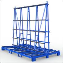 FGL window and elements transport rack - FGL-A-2515-207- NQ5 - FGL Fenster- und Elemente-transportgestell  - Fensterbock - A-Bock - www.lager-und-transporttechnik.info