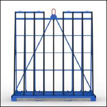 FGL glass, window and elements transport rack - FGL-A-271-259- N - FGLglas,  Fenster- und Elemente-transportgestell  - Fensterbock - A-Bock - www.lager-und-transporttechnik.info