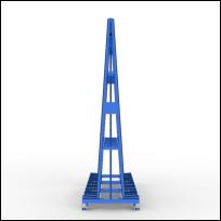 FGL glass, window and elements transport rack - FGL-A-271-259- N - FGLglas,  Fenster- und Elemente-transportgestell  - Fensterbock - A-Bock - www.lager-und-transporttechnik.info