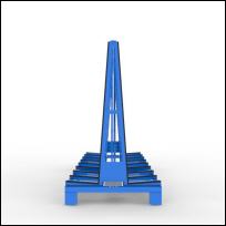 FGL glass and langoods transport rack - FGL-A-308-129-G4 - FGL Glas- u d Langgut-Transportgestell  - Langgut-bock - A-Bock - www.lager-und-transporttechnik.info