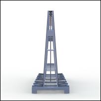 FGL glass transport rack - FGL-A-3512-238-G4 - FGL Glastransportgestell , Glasbock - A-Bock - www.lager-und-transporttechnik.info