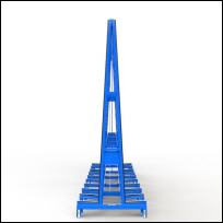 FGL  DFL  (split tapes) glass transport rack - FGL-A-408-211 G6 - FGL Glastransportgestell , Glasbock - A-Bock - www.lager-und-transporttechnik.info