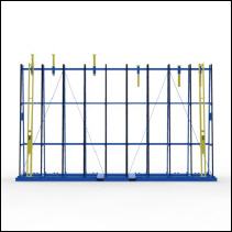 FGL Heavy duty  and Jumbo glass transport rack - FGL-A-5000-G6 - FGL Glastransportgestell , Jumbo Glasgestell fr ganze Bandmae, Glasbock - A-Bock - www.lager-und-transporttechnik.info